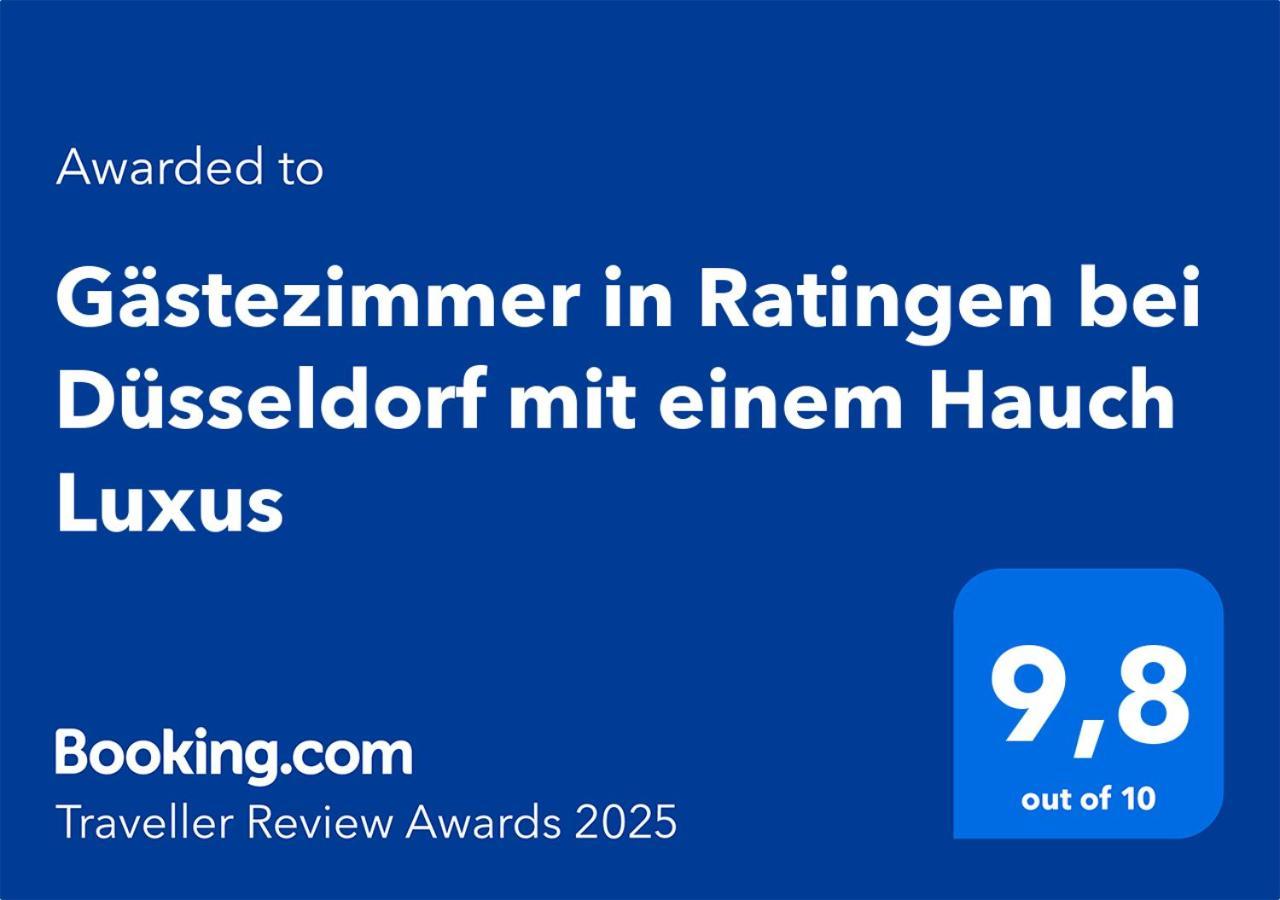 Gaestezimmer In Ratingen Bei Duesseldorf Mit Einem Hauch Luxus Eksteriør billede